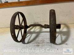 Pair Of Steel 16" Wheels.