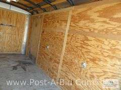 2004 Continental Cargo 6'x12' Enclosed Trailer With Rear Door, Si