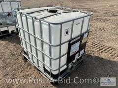 250 Gallon Poly Tank, "Food Grade, 1 Use".