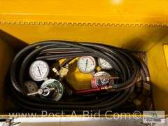 Marquette Torch Hose And Regulator With Marquette Tool Box