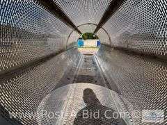 Large Stainless Steel Screen, 4' Diameter x 12' Long.