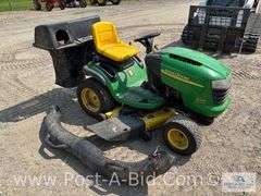 John Deere L120 With Bagger - Owner Stated "For Parts Or Repair,