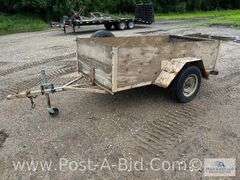Shop Built 4' x 8' x 22" Side Wall Trailer, With Spare Tire, Life