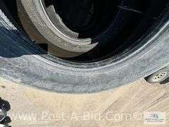 4x Dunlop SP231 385/65R22.5 Super Singles, Owner Stated "Good Tre