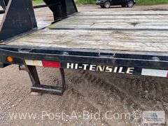 2016 Big Tex 25' Tandem Dual Wheeled Gooseneck Trailer, 20' Flat