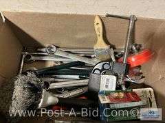 2x Boxes Of Miscellaneous Tools, Includes Sockets, Ratchets, Drem