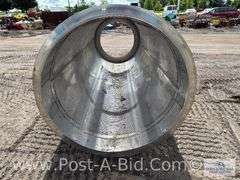 Large Stainless Steel Screen, 4' Diameter x 12' Long.