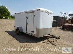 2004 Continental Cargo 6'x12' Enclosed Trailer With Rear Door, Si