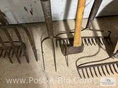 Large Lot Of Garden Tools