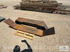 1 Set Single Axle Trailer Fenders, Steel.