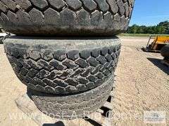 4x Dunlop SP231 385/65R22.5 Super Singles, Owner Stated "Good Tre