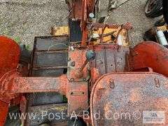 Farmall B Tractor, With Woods Belly Mower, Narrow Front, 1 Flat T