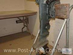 Johnson 6 HP Boat Motor, Condition Unknown, Stand Not Included.
