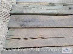 Pallet Of Approx. 20 Guardrail Timbers, Approx. 6' Long.