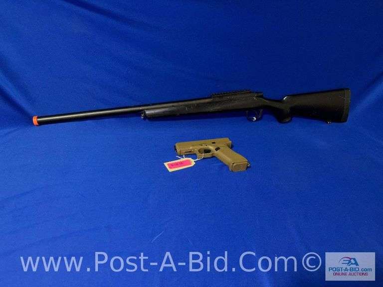Glock C02 BB Gun, Serial Number # ACW519, Ca. 4.5 mm And Bolt Action BB/Air