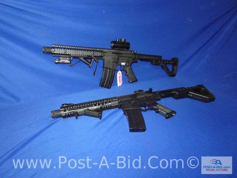 2-AR BB Guns, SBR, Serial Number# 20K40610 And 21J014025.