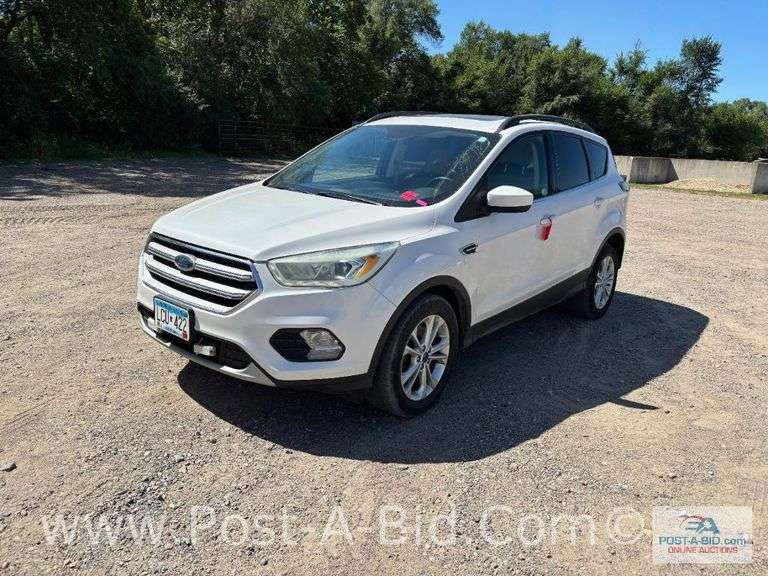 2017 Ford Escape With 172,105 Miles, V4 Motor, PS, PV, PL, PM, Leather, Hea