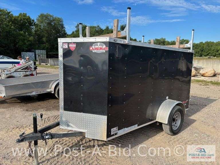 2021 Cargo Mate E-Series 12' Enclosed Trailer, Lifetime License # ADFX025,