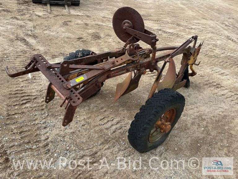 Minneapolis Moline 2 Bottom Plow, Owner Stated, "3 Flat Tires."