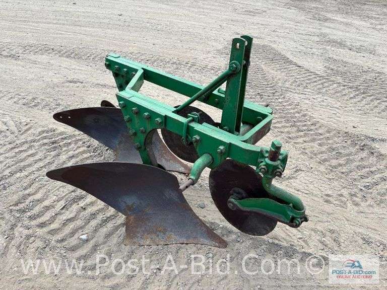 John Deere Mounted 2 Bottom 14" Plow.