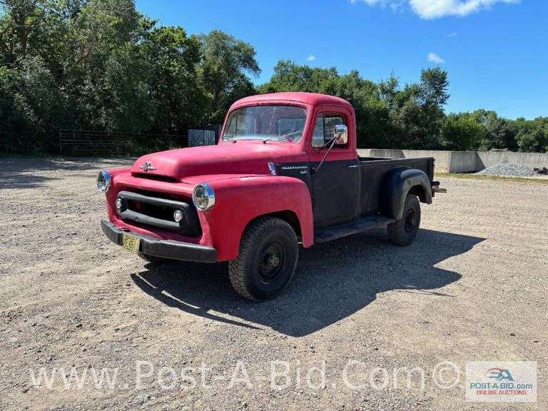 1956 S-120 International 4WD Truck With  4 Speed Manual Transmission, 240 Black Diamond Engine