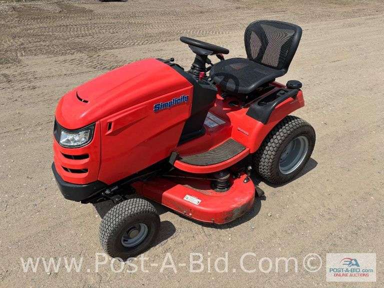 Simplicity Garden Tractor 50" Deck With Electric Start Button (Model 269 11