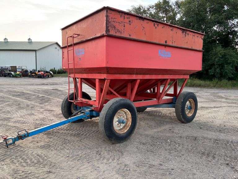 Killbros 400 Bushel Gravity Box On Running Gear. Owner Stated, "Heavy Duty.