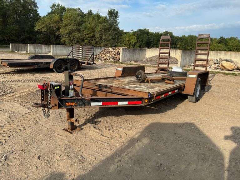 1998 Tow Master T-10 16' Trailer With Pintle Hitch Hook-Up, Owner Stated, "