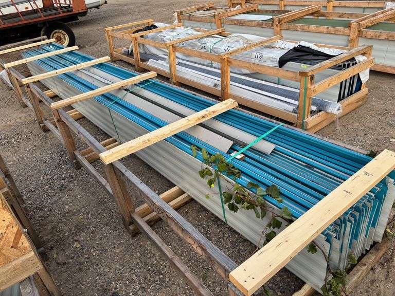 Image II Striated/Notch 16 26 Gauge Ash Gray Steel, Approx. 47 Pieces at 20