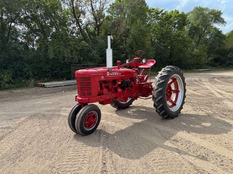 McCormick Farmall Gas Tractor With PTO. Owner Stated, "New Rear Tires Insta