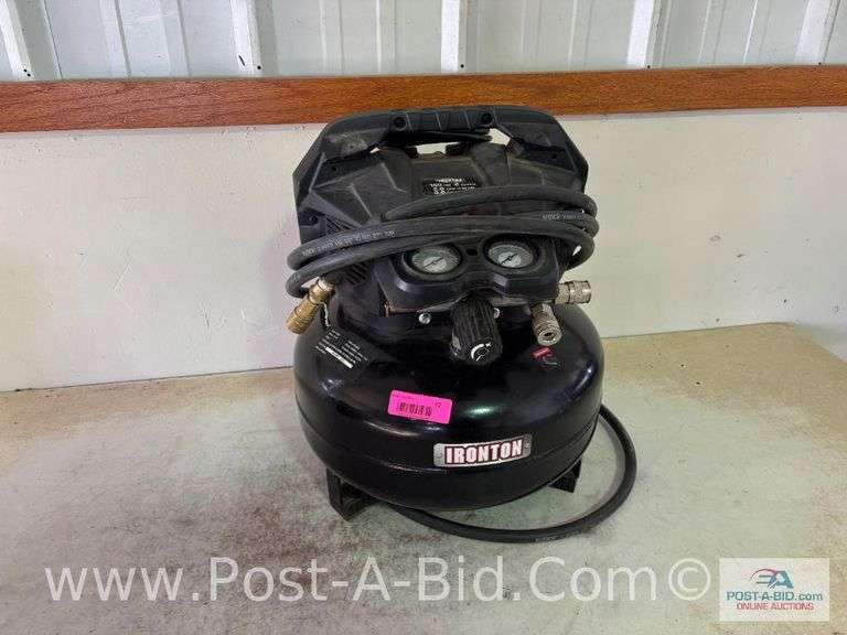 Ironton 6 Gallon 150 PSI Air Compressor.
