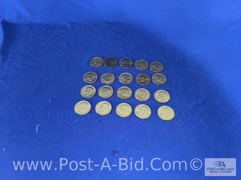 20- Eisenhower Dollars- 20 Different Dates And Or Mint Marks On Eisenhower