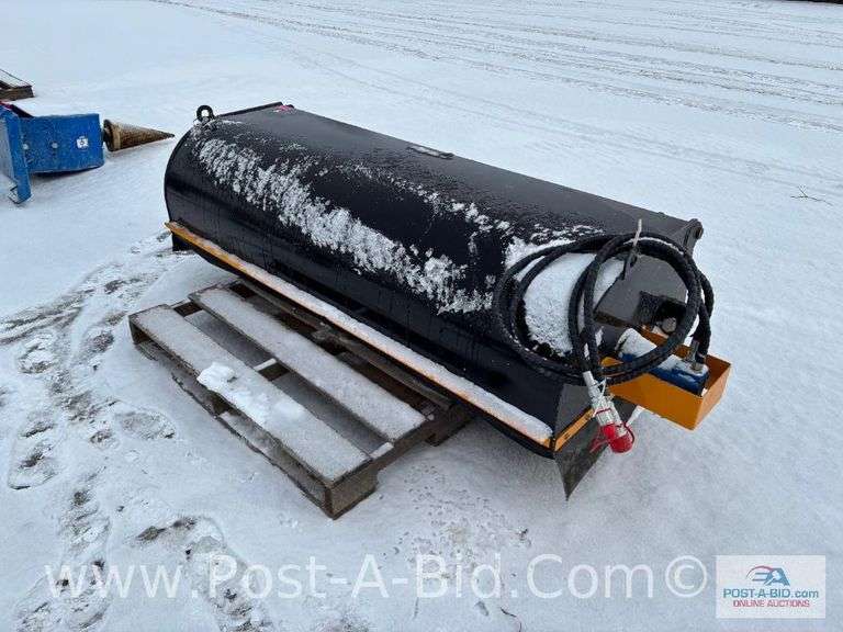 New 72" Sweeper Bucket With Quick Tach Plate, Owner Stated "Great For Light