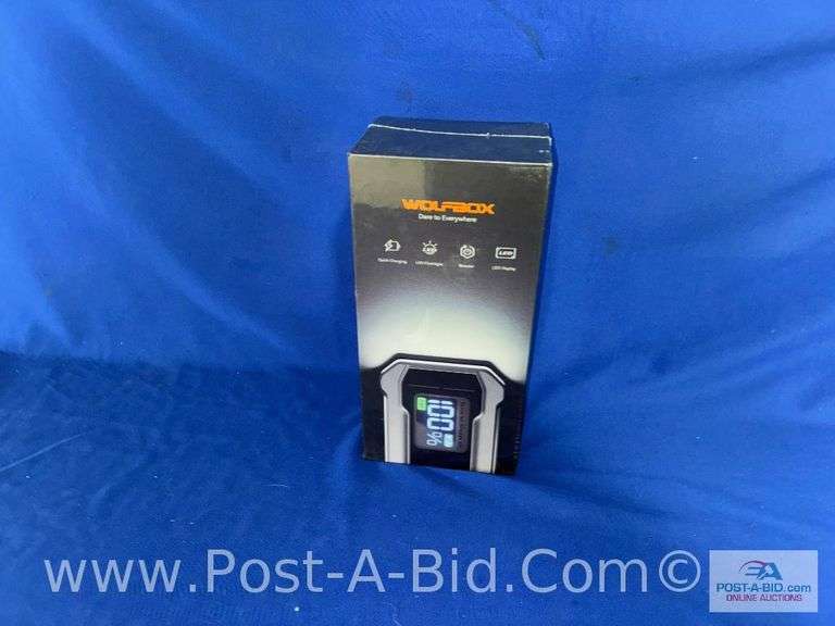 Wolfbox Megavolt 24 Jump Starter 4000A- New, Unopened In Box.  Quick Chargi