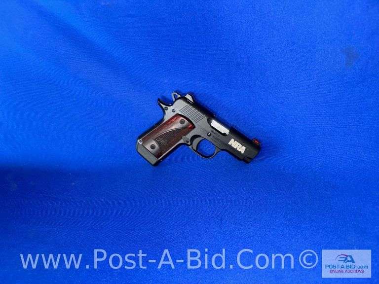 Kimber Micro 9mm NRA Edition Handgun with 1 Magazine, Hardsided Case And So