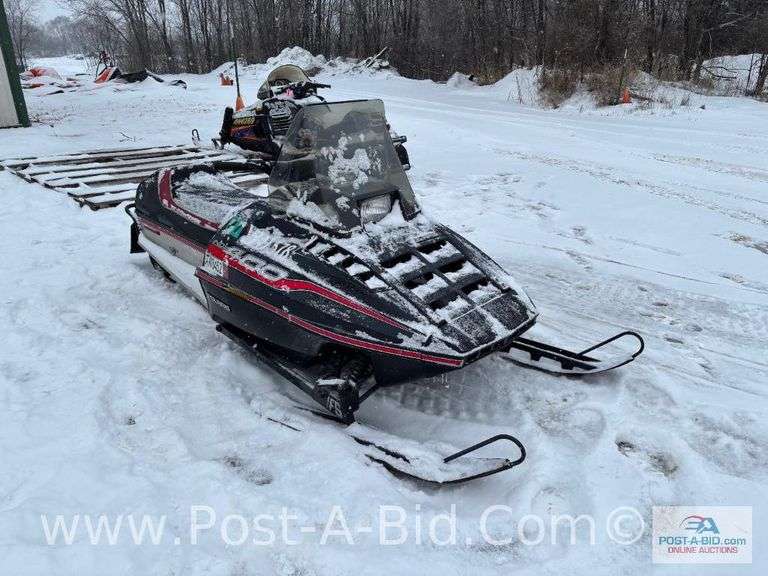 1985 Polaris Indy 400 Snowmobile, Owner Stated, "Has Not Been Ran In Awhile