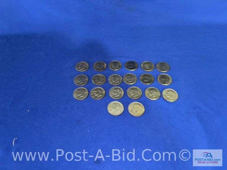 20- Eisenhower Dollars- 20 Different Dates And Or Mint Marks On Eisenhower