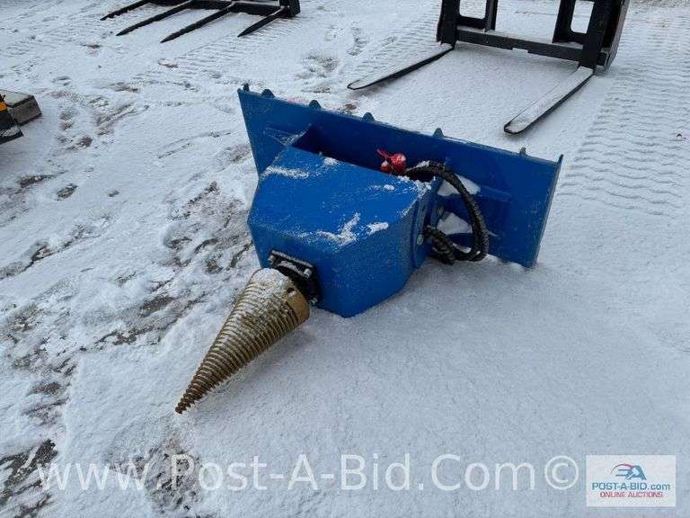 New Hydraulic Core Wood Splitter With Quick Tach Plate.