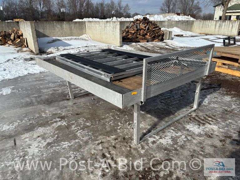 2 Place All American Sled Deck, 10' All Aluminum Ramp, Owner Stated, "Fits