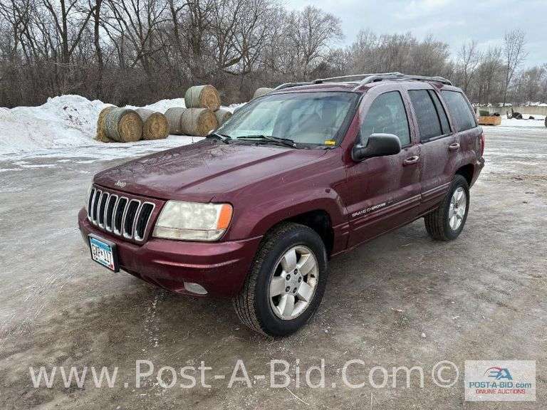 2001 Jeep Grand Cherokee Limited 4x4 With 129,752 Miles, 4.7L v-8 Motor