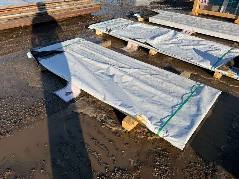 Pro Panel II 36 29 Gauge GR80 CF45 Zinc Grey Sheet Metal, Approx. 13 Pieces
