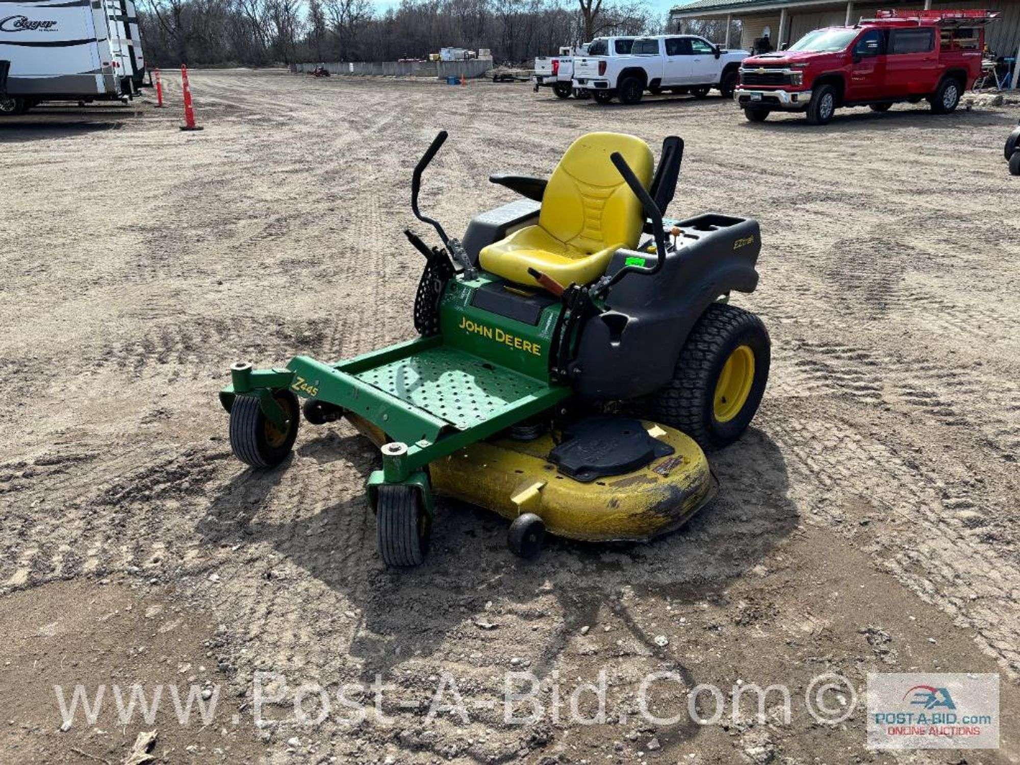 John Deere Z445 Zero Turn Riding Lawn Mower, With 54
