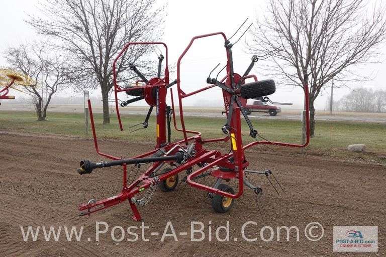 Proted 3417 2024 New Holland Proted 3417 Folding Tedder, 4 Basket (2 Row), 1 Owner ...