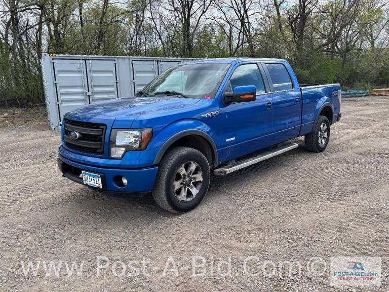 2013 Ford F150 4 Door 4 x 4 FX4 Off Road Package Truck, With 237,182 Miles,