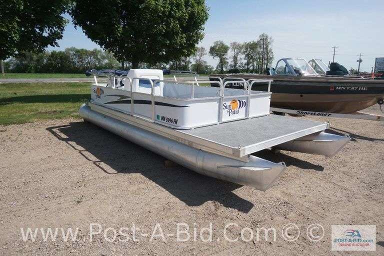 1989 Sun Patio SunDance 20' Pontoon, Owner Stated, "80 Hours In The Restora
