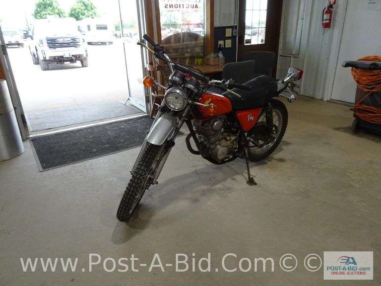 1975 Honda XL 175 Motorcycle, New Clutch Plates, Carb And Fuel Tank Gone Th