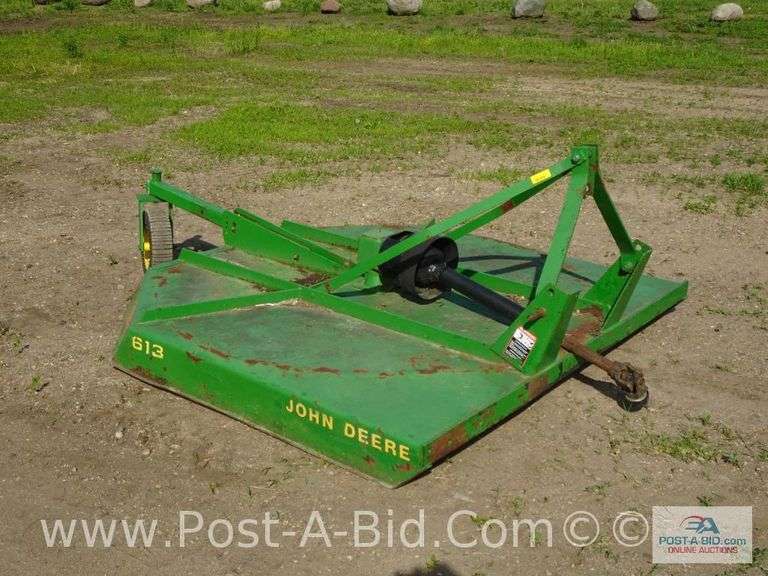 John Deere 613 72" 3 Pt Mower.