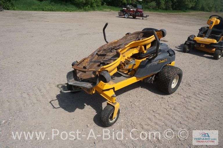 Cub Cadet Zero Turn Mower With 50" Deck, Does Not Run, Condition Unknown.