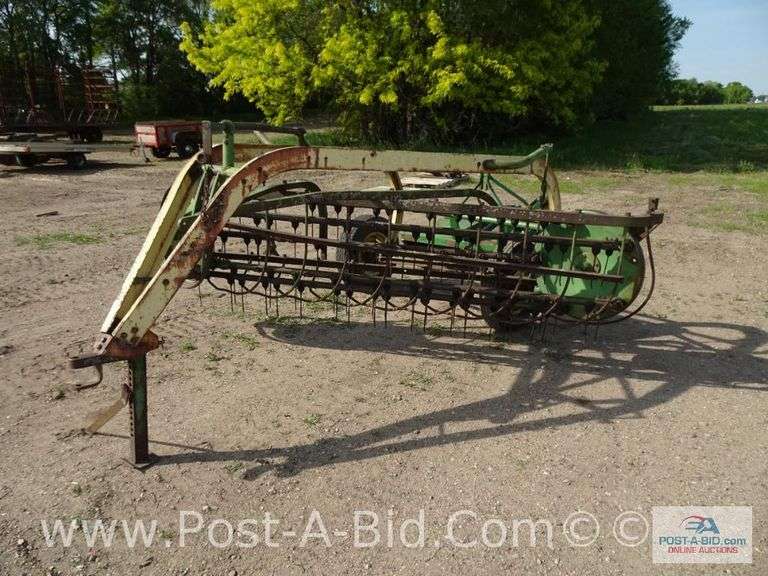 John Deere 894A Hay Rake, Owner Stated "Working Condition, Greased And Read