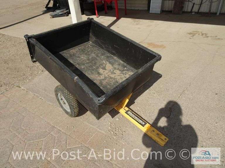 Yardworks Steel 10 Cubic Yard Lawn Cart. - Elsenpeter Auctions & Real ...